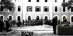 2351- Sidi-Bel-Abbes - Legion - Caserne Vienot - Ceremonie2 avant construction du Monument et Maquette - 1930